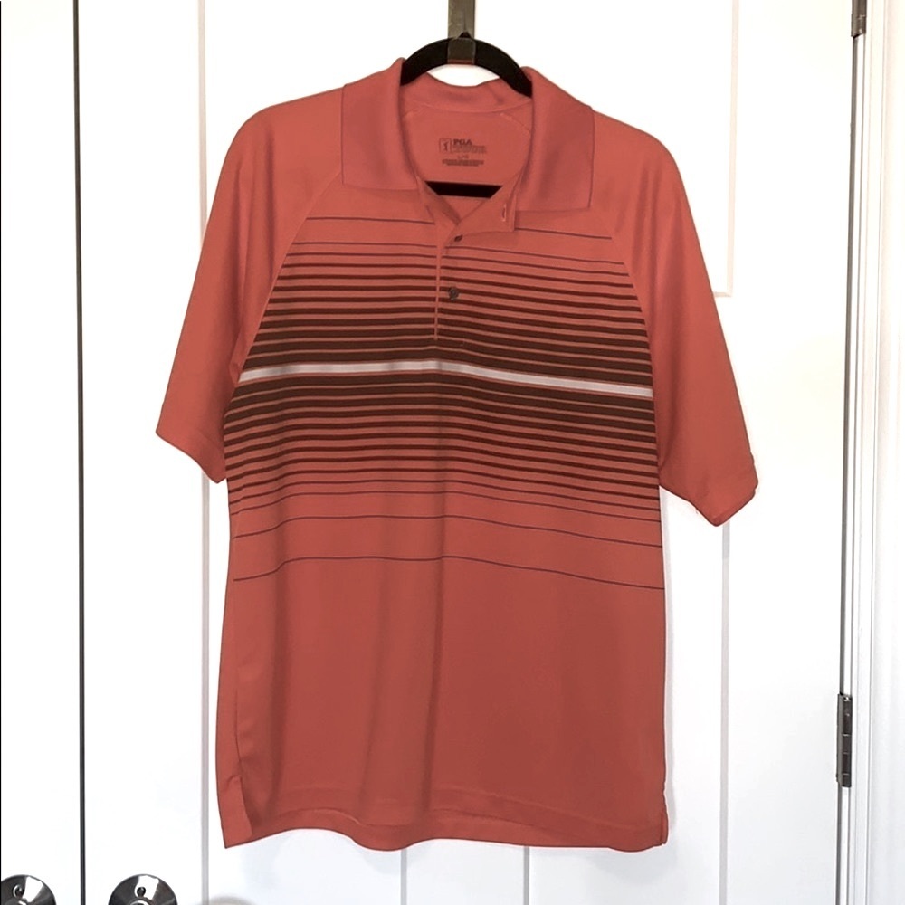 Orange Stripe Detail Polo